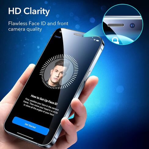 ESR 3 Pack for iPhone 12 Pro Max Screen Protector, Align Frame in Saudi Arabia