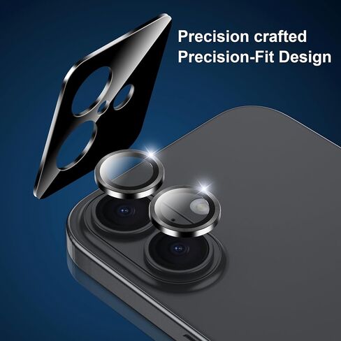 for iPhone 17 6.3 inch Screen Protector,[2+1 Pack] Back Screen Protector+Camera Lens Protector,Tempered Glass,Bubble-Free,Anti-Scratch in Saudi Arabia