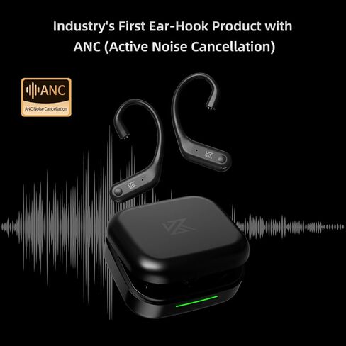 KZ AN01 True Bluetooth 5.4 Earhook, Wireless Adapter for in-Ear Monitor in Kuwait