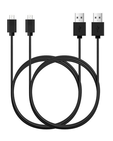 Micro USB Cable, 2 Pack [10FT, 10FT], Fast Charging Cable, High Speed Data Transfer Cable, Android Phone Cable for Samsung Galaxy S7 Edge S6 S5 and More, Trustable, MYFON in Saudi Arabia