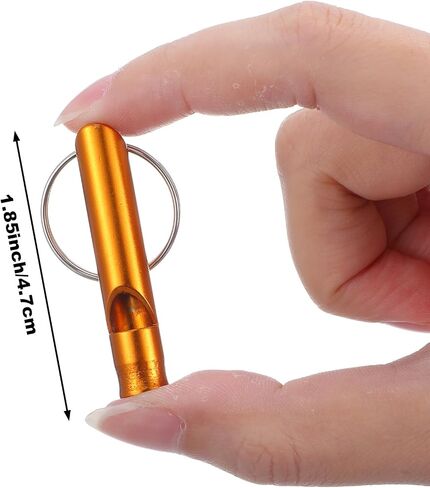150 Pcs Emergency Whistles with Keychains Extra Loud Survival Safety Whistle Bulk Aluminum Alloy Waterproof for Outdoor Sports Referee Lifesaving Training in Saudi Arabia