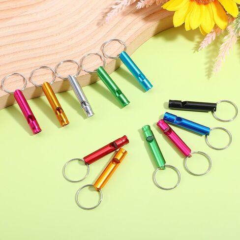 150 Pcs Emergency Whistles with Keychains Extra Loud Survival Safety Whistle Bulk Aluminum Alloy Waterproof for Outdoor Sports Referee Lifesaving Training in Saudi Arabia