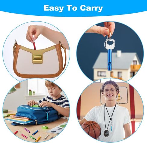 150 Pcs Emergency Whistles with Keychains Extra Loud Survival Safety Whistle Bulk Aluminum Alloy Waterproof for Outdoor Sports Referee Lifesaving Training in Saudi Arabia