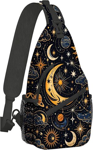 Sling Bag for Women Men, Lightweight Crossbody Chest Bag Travel Hiking Daypack Shoulder Backpack in Saudi Arabia