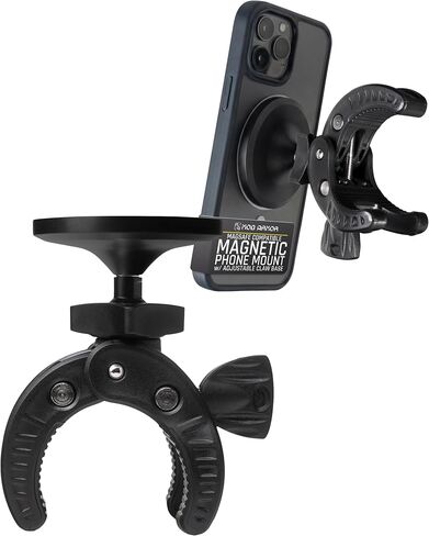 Mob Armor MobNetic Claw .MS MagSafe Compatible Claw Phone Mount – Adjustable Grip for Tubes 0.25‑2", Iron‑Strong Magnetic Hold, 360° Spin & 50° Tilt for Trucks, Work Rigs, Cars & Closed Cabs in Saudi Arabia