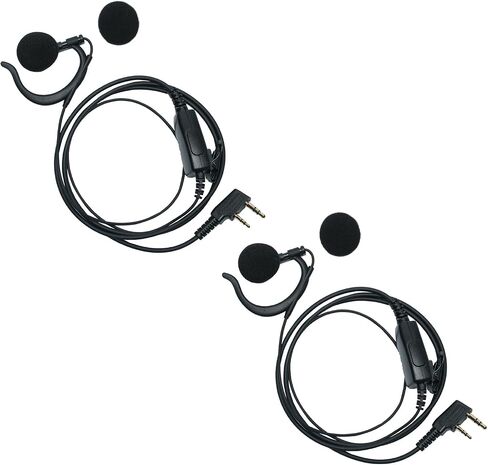 Earpiece Headset with PTT MIC Compatible with Baofeng Kenwood Walkie Talkie (1 Pack) in Kuwait