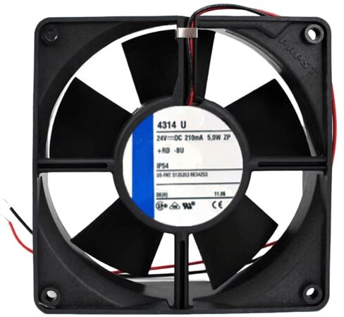 12V 4312U 210mA 5.0W 12032 مروحة تبريد 2 سلك in Kuwait