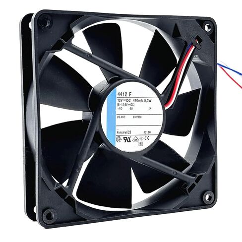 12V 4412F 440mA 5.3W 12025 مروحة تبريد 3 أسلاك in Kuwait