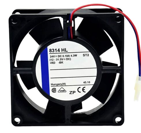 24V 8314HL 0.18A 4.3W 8032 مروحة تبريد 2 سلك in Kuwait