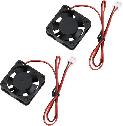 2 Pack Dual Ball Bearing Fan 2 Pin 5V 0.24A EC3010HH05B 30x30x10mm Compatible with PC Case in Kuwait