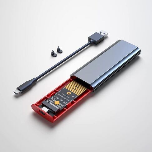 M2 SSD Case M.2 to USB 3.1 Gen 2 10Gbps NVMe SSD Enclosure for NVMe PCIE M Key/ (B+M) Key SSD Hard Disk, M2 SSD Case AC, 500319908A2 in Saudi Arabia