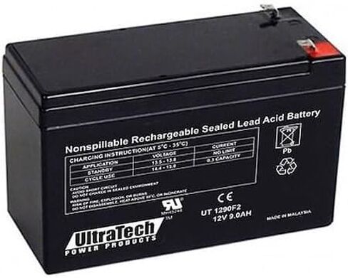 UltraTech IM-1290F2 12V, 9.0 Ah SLA Battery, F2 Terminal in Saudi Arabia