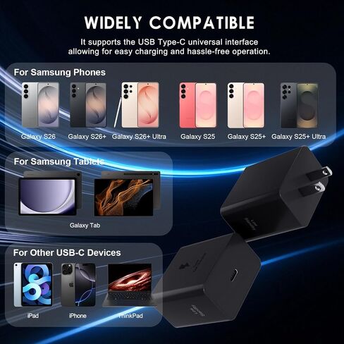 Samsung 60W PD Power Adapter-Low Standby USB-C Port Fast Charging Block in Saudi Arabia