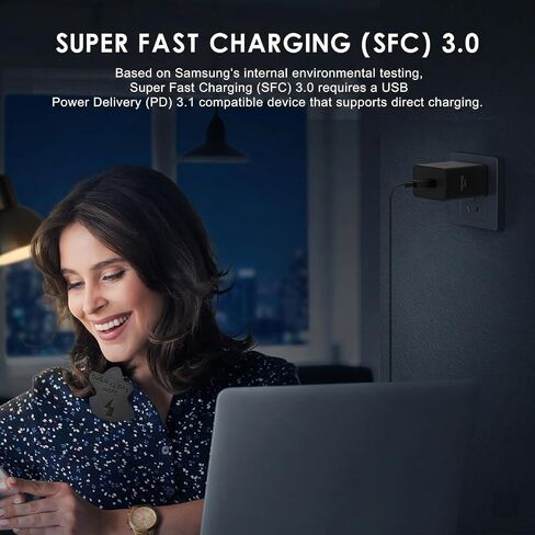 Samsung 60W PD Power Adapter-Low Standby USB-C Port Fast Charging Block in Saudi Arabia