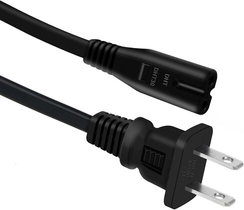 UL AC Power Cord Plug Lead Compatible with WiMiUS S29 S27 S2 S25 P60 P61 P62 P63 P64 K9 K8 K7 K5 K2 K1 W6 W2 W1 Full HD Mini Portable Projector Charging Cable in Kuwait