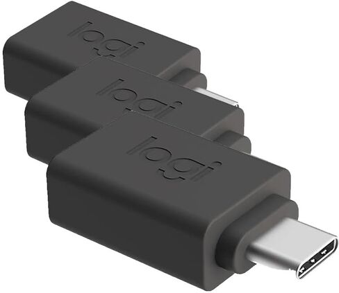 Logitech USB-C to USB-A Adapter (Pack of 3) in Saudi Arabia