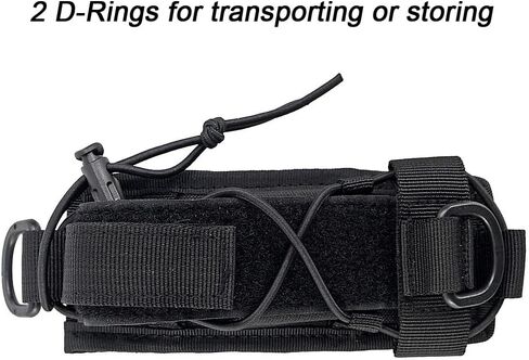 Rotatable Flashlight Holster, Adjustable Tactical Torch Holder Heavy Duty Belt Pouch with Revolvable Clip in Kuwait