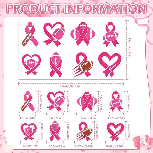 Breast Cancer Awareness Stickers for Helmets Breast Cancer Stickers in Saudi Arabia