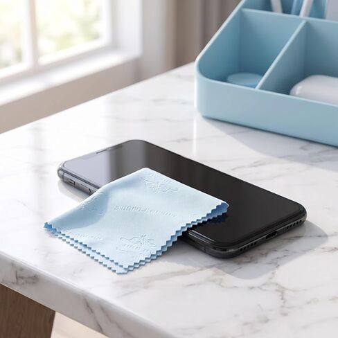 PRETYZOOM Microfiber Cleaning Cloths 13x13cm for Jewelry and Camera Lens in Kuwait