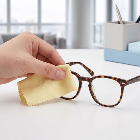 PRETYZOOM Microfiber Cleaning Cloths 13x13cm for Jewelry and Camera Lens in Kuwait
