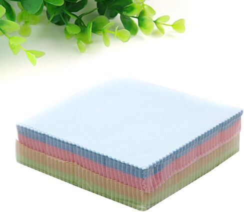 PRETYZOOM Microfiber Cleaning Cloths 13x13cm for Jewelry and Camera Lens in Kuwait