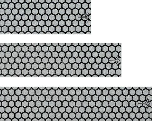 White Water Archery Black Reflective Open Honeycomb Arrow Wraps 15 Pc Pack Choose Length Width in Saudi Arabia