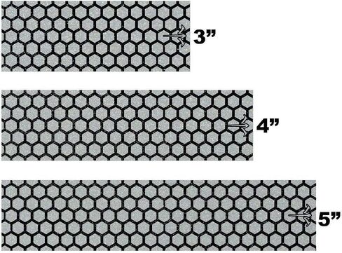White Water Archery Black Reflective Open Honeycomb Arrow Wraps 15 Pc Pack Choose Length Width in Saudi Arabia
