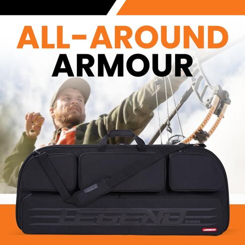 Legend Gamma Compound Bow Case - Premium Archery Bow Cases with Backpack & Shoulder Straps, Soft Bow Case for Archery Accessories & Gear, Lightweight Travel Bow Bag with Multiple Storage Pockets in Kuwait