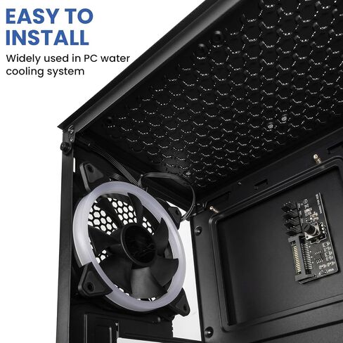 12V 4-Pin PC PWM Cooling Fan Speed Controller with SATA Power Cable in Saudi Arabia
