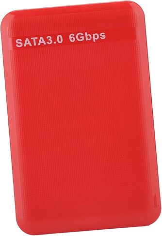 2.5" USB 3.0 High Speed Hard Disk Enclosure for SSD and HDD Up to 6TB, ToolFree Installation, Mobile External Drive, Supports and (Black) in Kuwait