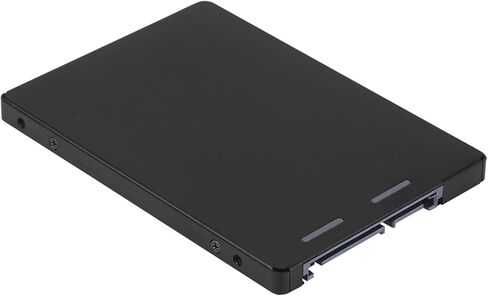 MSATA to III HDD SSD Converter Adapter, Durable Aluminum Enclosure for Mini Drives, Compatible with and , High Gloss Finish in Kuwait