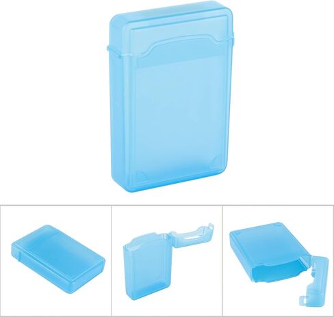 3.5inch Box, MoistureProof and Storage for 3.5" Hard Drives, Nonslip Design, Ideal for Tech Enthusiasts, Size: 16.3x11x3.5cm (Blue) in Saudi Arabia