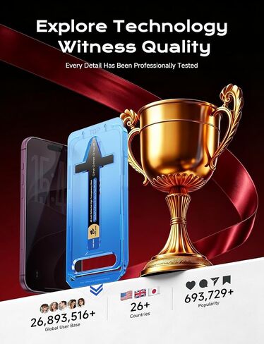 MAGIC JOHN Privacy for iPhone 18 Pro Max Anti-Reflective Screen Protector in Kuwait