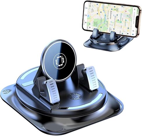 Phone Holder Car - 360°Adjustable Dashboard Mount, Non-Slip Car Phone Holder Compatible for All Smartphone, Universal Car Phone Mount (1 Pack) in Saudi Arabia