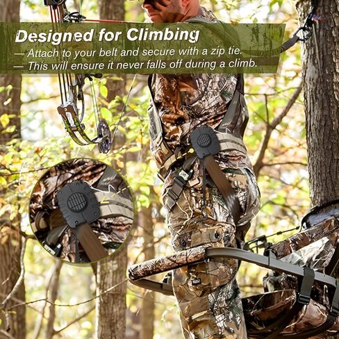 Tomaki Retractable Bow Hoist, 29.5FT Bow & Gear Hoist for Tree Stand, Bow Rope with Crank Handle for Easy Rope Rewinding, Premium Gear Rope, Must Have Accessories for Tree Stand Climbing Safety in Saudi Arabia