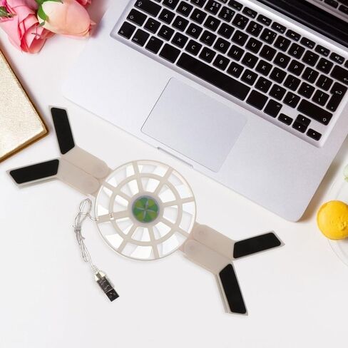 Multi-Function Laptop Cooling Fan Cooler Fan for Computer with Large Retractable Foldable Design, Good Heat Dissipation, Compact Plastic Cooling Pad for Office Workers Gift in Kuwait