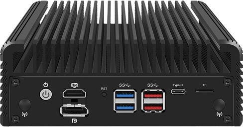 KINGDEL Mini PC Compact Computer i7 12th Gen. CPU 10 Cores CPU 16GB DDR4 RAM 512GB NVMe SSD Micro Router PC with Triple Display DP HD Type-C Support 8K 6xLAN 4xUSB 1xTF in Saudi Arabia