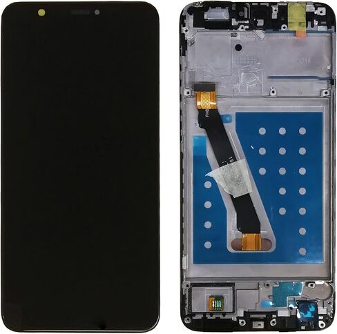 Replacement Compatible with Huawei P Smart (Black with Frame) LCD Display Touch Screen Digitizer Assembly with Repair Tools in Saudi Arabia