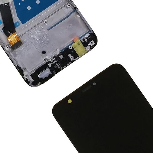Replacement Compatible with Huawei P Smart (Black with Frame) LCD Display Touch Screen Digitizer Assembly with Repair Tools in Saudi Arabia