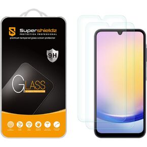 Supershieldz (2 Pack) Designed for Samsung Galaxy A25 5G Tempered Glass Screen Protector, Anti Scratch, Bubble Free