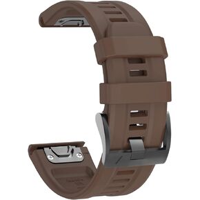 ISABAKE Compatible with Fenix 7 Band, 22mm Easy-fit Sport Strap Silicone Watch Band Replacement for Fenix 6/Fenix 5 Plus/Fenix 5 Smartwatch