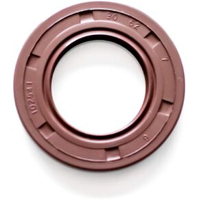 EAI 30mm x 52mm x 7mm FPM/FKM TC Double Lip w/Stainless Steel Spring Oil Seal. Comp. /w Viton Shaft Seal