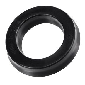 MECCANIXITY USH Radial Shaft Seal 16mm ID x 24mm OD x 5mm Width Nitrile Rubber Oil Seal, Black