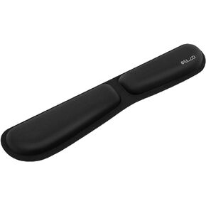 ELZO Ergonomic Keyboard Wrist Rest Pad Support with High-Density Thicken Memory Foam Padding, Ergonomic Design Foldable Computer Rest Pad Desk Wrist Pad, Non-Slip Rubber Base Office Laptop