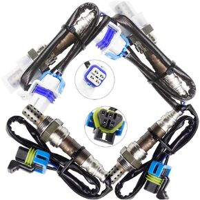 4x Oxygen O2 Sensor for 2003 2004 2005 2006 Chevrolet Chevy Silverado 1500 6.0L Upstream + Downstream