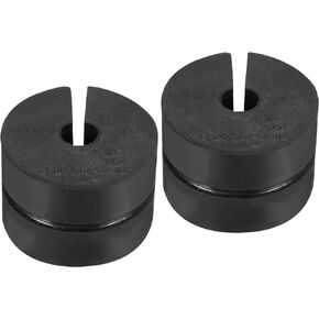 MECCANIXITY Anti-vibration Block 55mm OD 20mm ID 160g Shock-absorbing Pads for Air Conditioner Refrigerator, Black Pack of 3