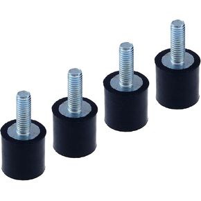 Male Female Rubber Mounts Shock Absorber Anti Vibration Isolator Mounts M5×15mm, 15×15mm, 4PCS in Kuwait