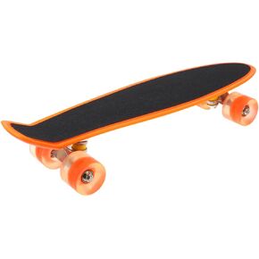 INOOMP Frosted Skateboard Small Fish Board Woody Toy Boy Toys Boys Outdoor Toys Skating Beginners Equipment Flashing Wheel Skateboard Girl Skateboards Street Skateboard Vintage