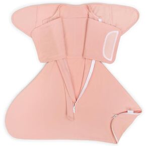 Sleep Sack Swaddle Baby, Newborn Sleep Sack for 0-3 Months, Swaddle Sleep Sack Bottom with 2-Way Zipper, Easy to Change Diapers, Adapt to Arm in/Out, TOG 1.0, Beige Small