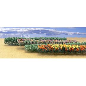 JTT Flower Hedges HO-Scale (Green, Assorted)
